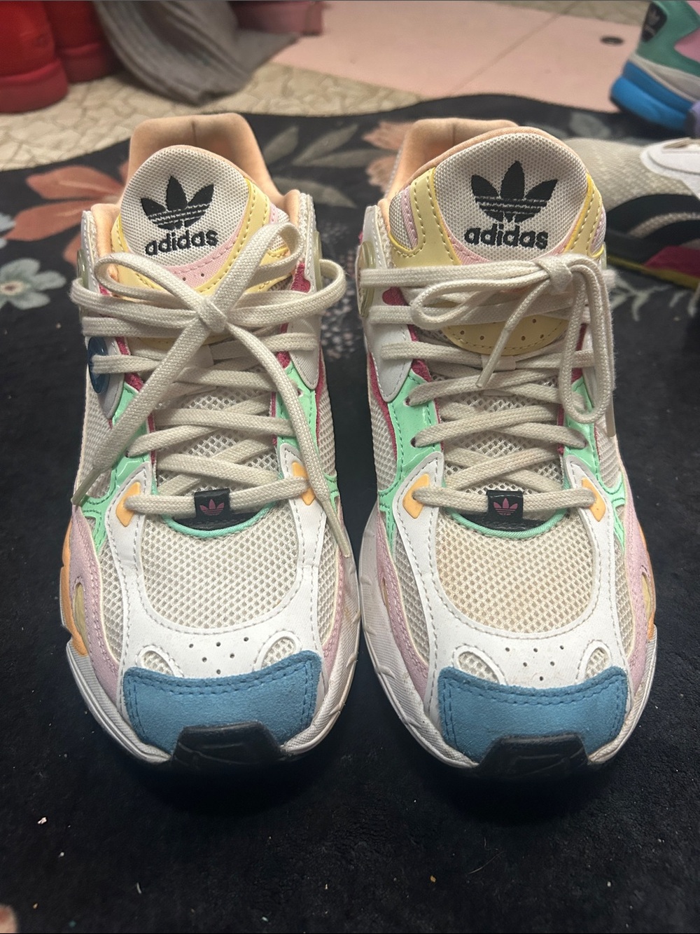adidas Pastel Multicolor Chunky Sneakers